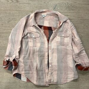 Orange Joie Button Down